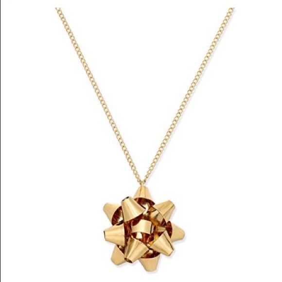 🎉HP🎉 NWT🏷 Celebrate Shop Bow Pendant Necklace - Picture 1 of 8